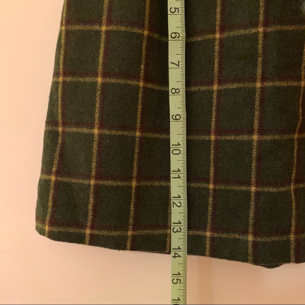 forever 21 green plaid mini skirt - Picture 3 of 5